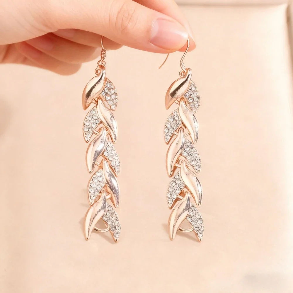 Serena™ | Mermaid Leaf Drop Earrings