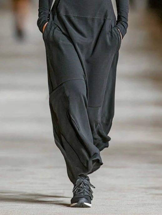Turtleneck Zip-up Loose-fitting Casual
