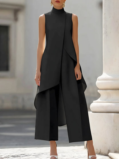 Everly™ - Elegant Wide-leg Two-piece Suit