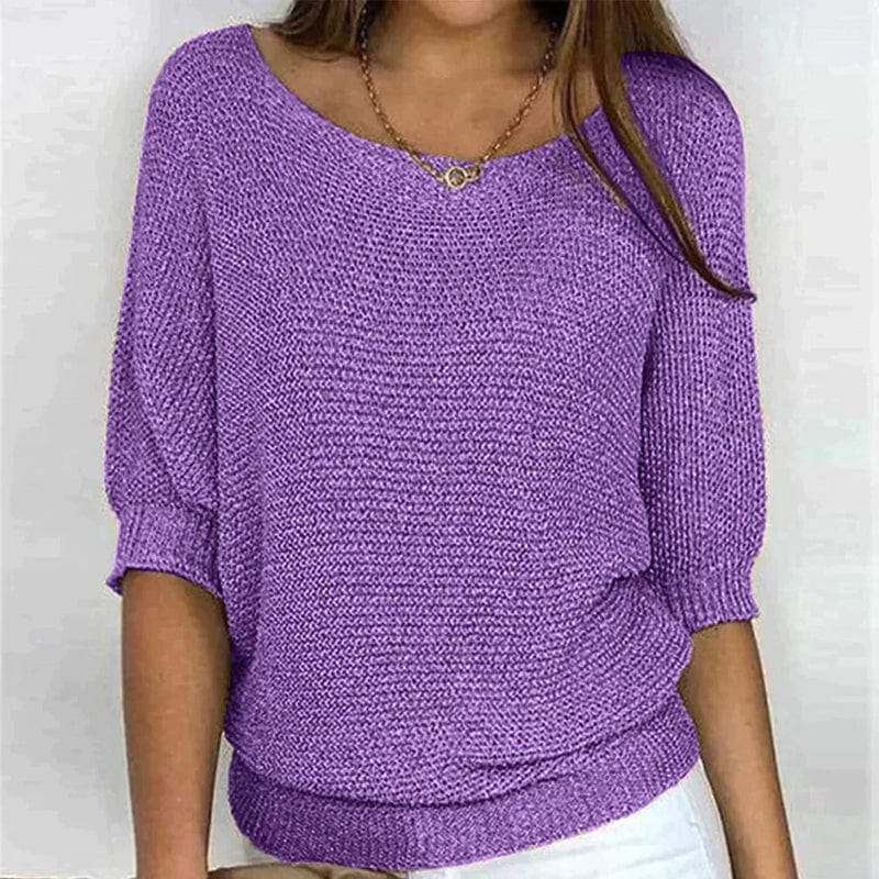 Savannah | Three Quarter Sleeve Sweater