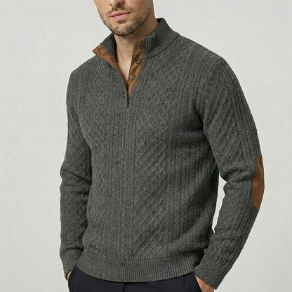 Langston - Classic High Collar Pullover