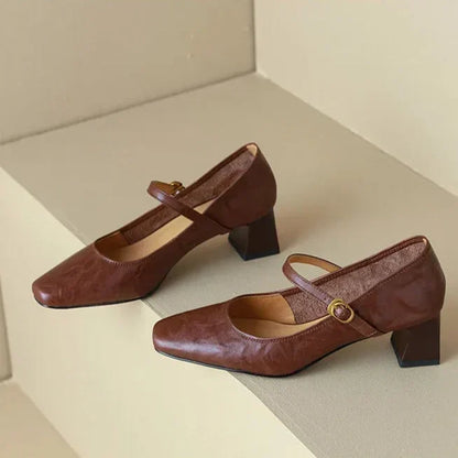 Bella | Genuine Leather Heels