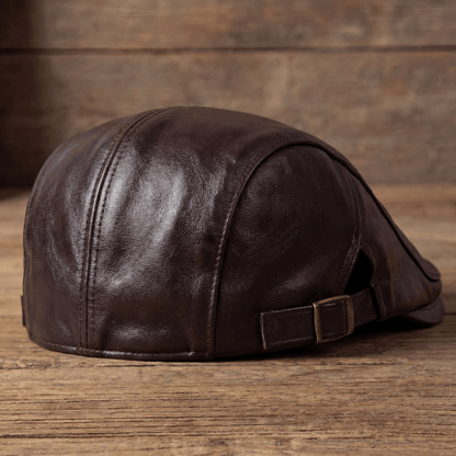 Leather Driver Cap