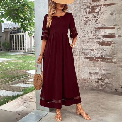Aubrey | Flattering Tummy-Smoothing Midi Dress.