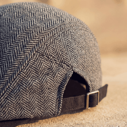 Herringbone Wool Driver Cap