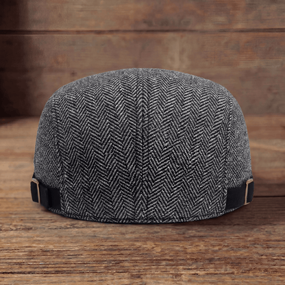 Herringbone Wool Driver Cap