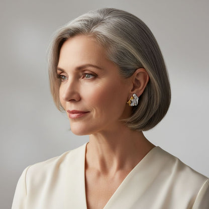 Lina™ – Dog Embrace Icon Earrings