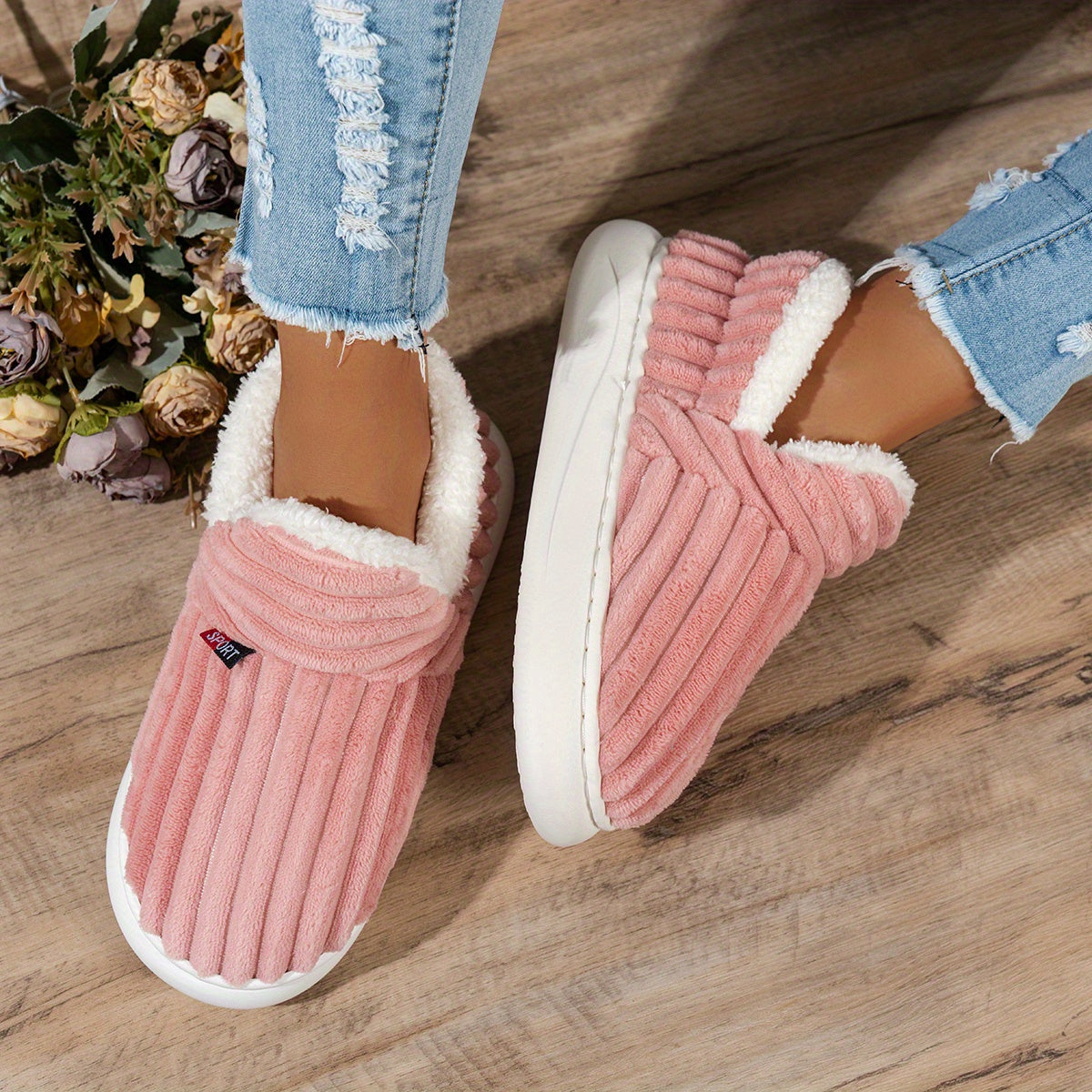 CozyStep™ Plush Home Slippers