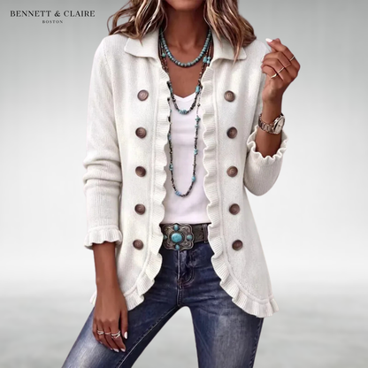 Eve Classic Ruffle Cardigan