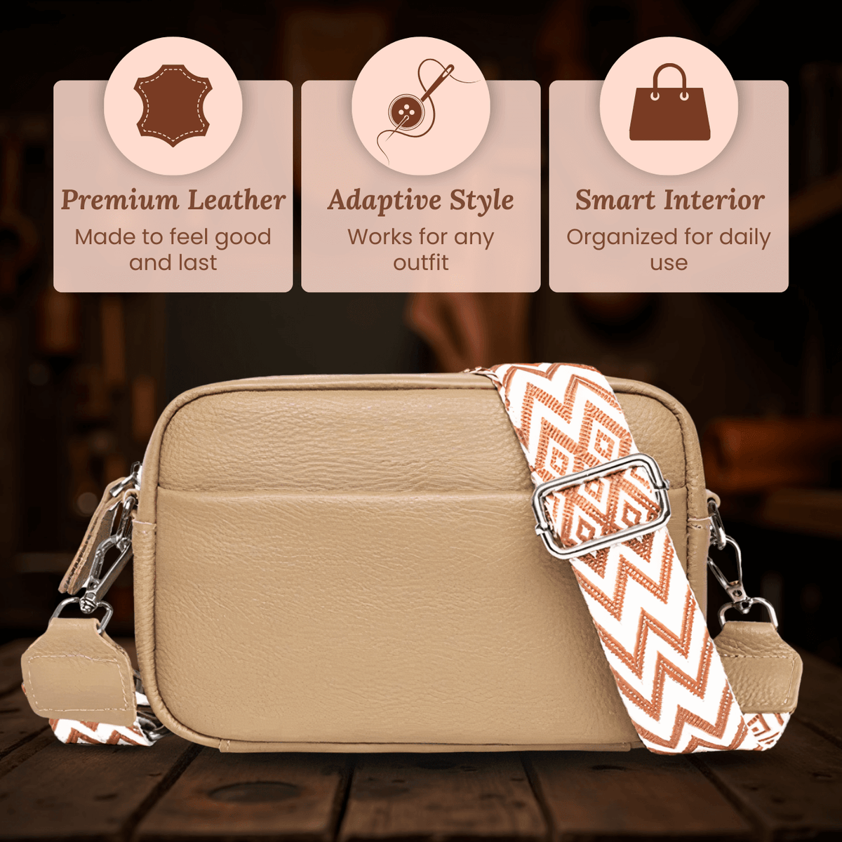 Lucia’s Strap Essential | Crossbody Bag