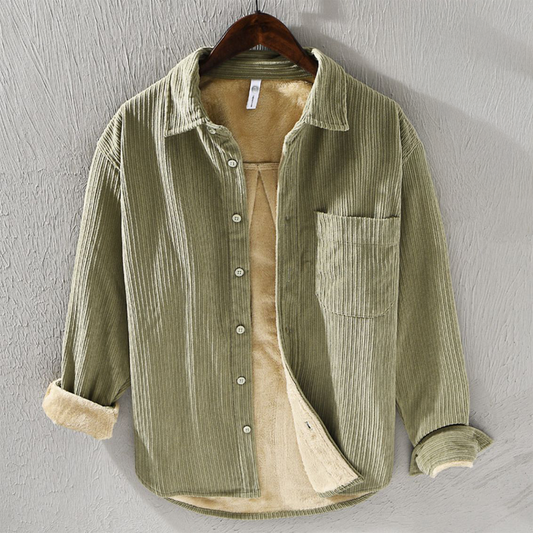 Harlan | Fleece-Lined Corduroy Shirt