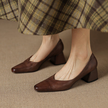 Zila | Genuine Leather Heels