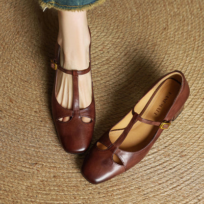 Alysa | Genuine Leather Heels
