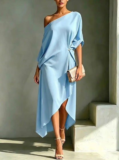 Suziene - Elegant Asymmetrical Dress