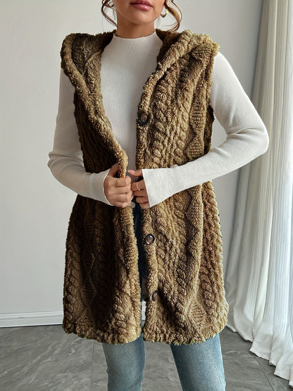 Evanna | Hooded Sleeveless Vest