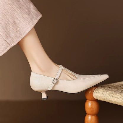 Tirea | Genuine Leather Heels