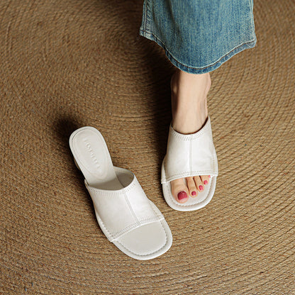 Amira | Genuine Leather Mules