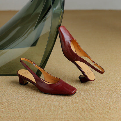 Ersa | Genuine Leather Slingbacks