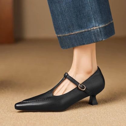 Tirea | Genuine Leather Heels
