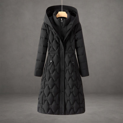 Helen | Longline Hooded Down Coat