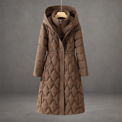 Helen | Longline Hooded Down Coat