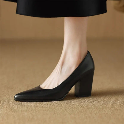 Zella | Genuine Leather Heels