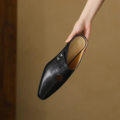 Olga | Genuine Leather Mules