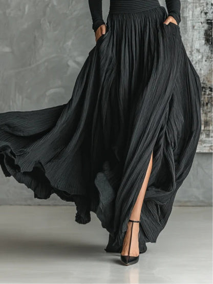 Avelina™ | Elegant Pleated Maxi Dress