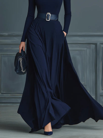 Serena™ | Elegant Knit Maxi Dress