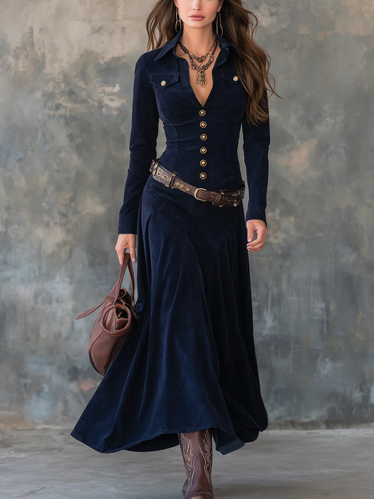 Elowen™ | Vintage Midi Dress