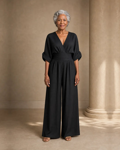 Imani | Jumpsuit to Feel Comfortable and Polished on Your Day.