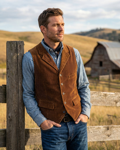Giorgio Corduroy Vest