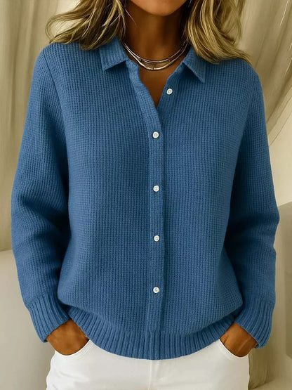 Katrina | Textured Knit Button Cardigan.