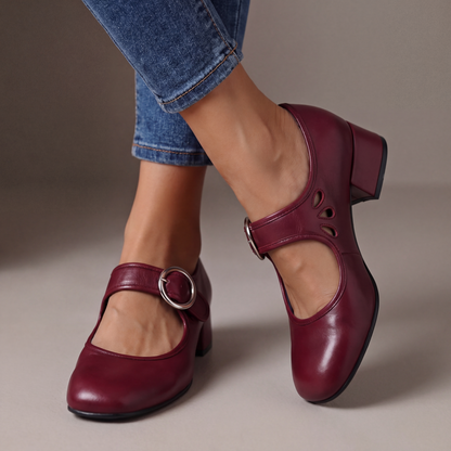 Josephine | Leather Comfort Mary Janes