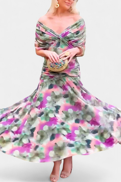 Hayden™ Floral V-Neck Maxi Dress