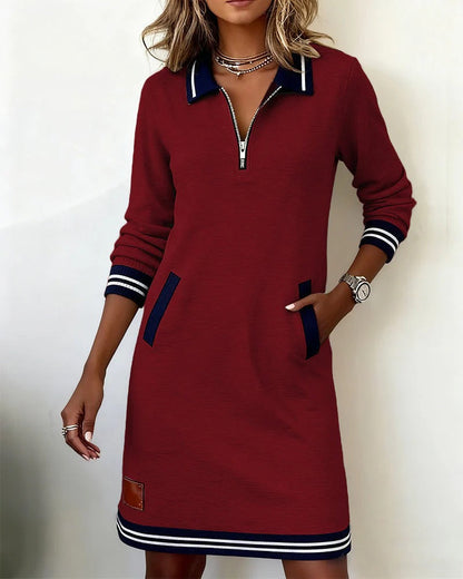 Marisol | Everyday Cotton Zip Dress