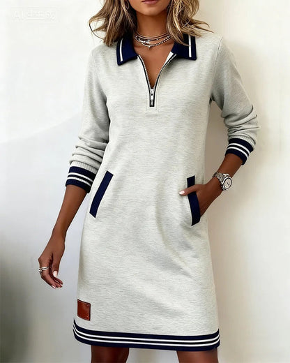 Marisol | Everyday Cotton Zip Dress