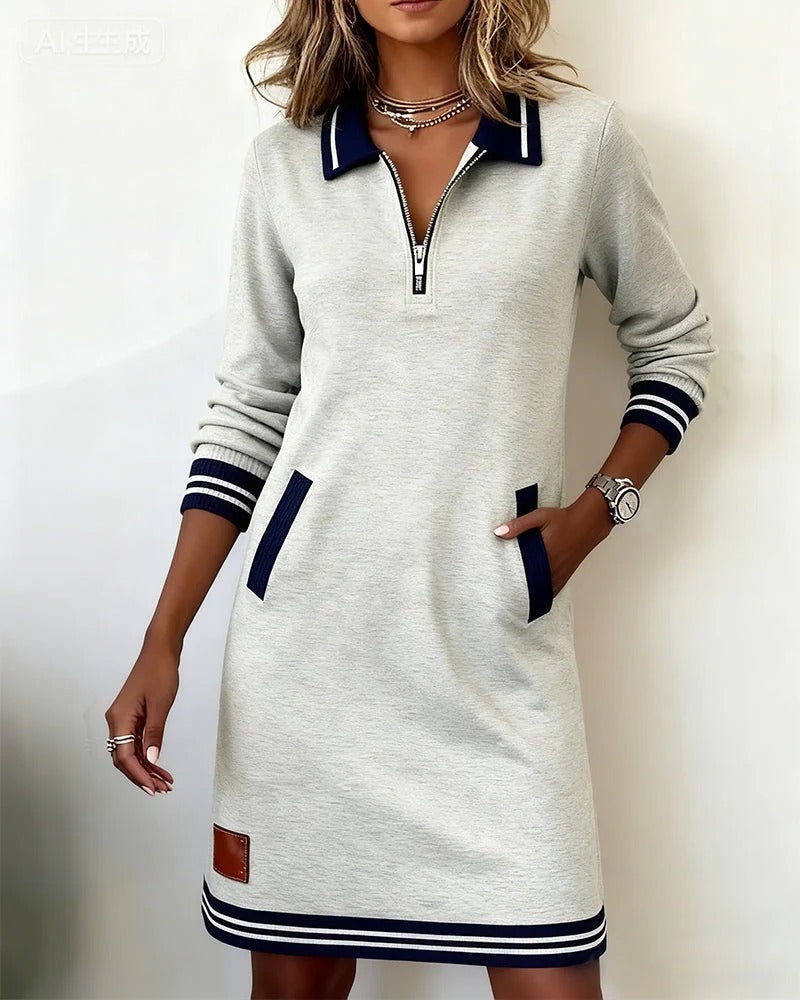 Marisol | Everyday Cotton Zip Dress