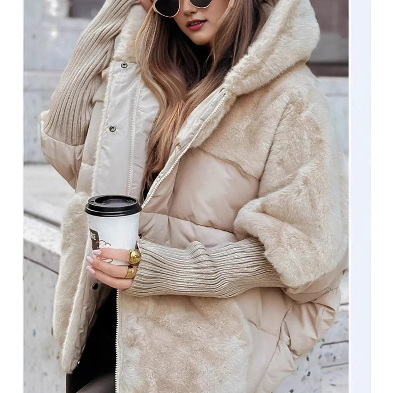 Marcelle | Elegant Faux Fur Puffer Jacket